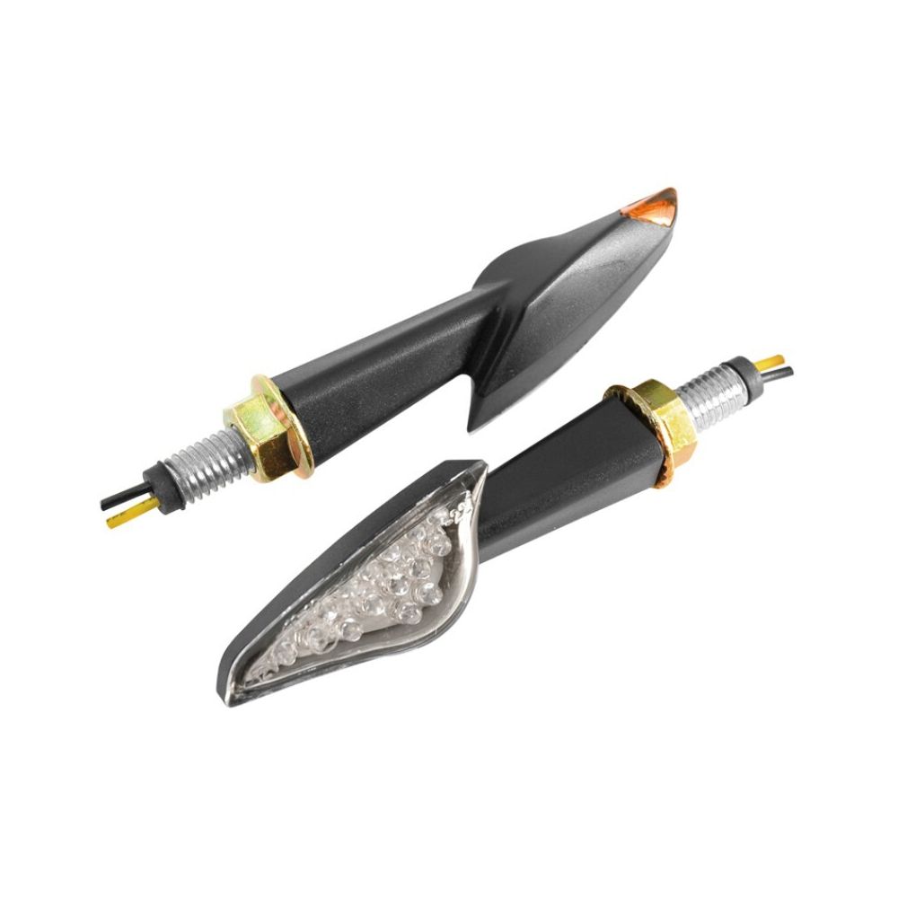 Frecce a Led nere con illuminazione laterale extra 46x21mm