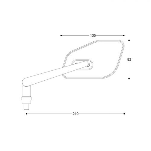 BARRACUDA Specchi Retrovisori SKIN-Z B-LUX