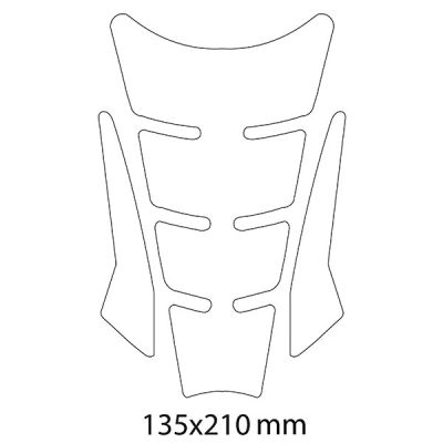Protezione Serbatoio MOTOTEC T4 nero