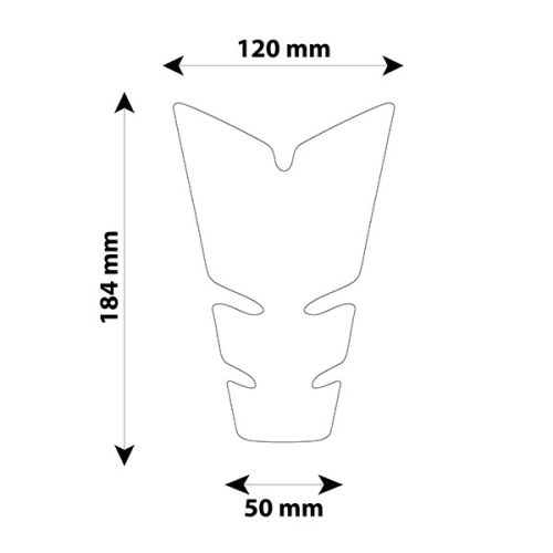 Protezione Serbatoio MOTOTEC T6 carbon