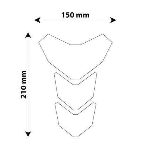 Protezione Serbatoio MOTOTEC T8 carbon