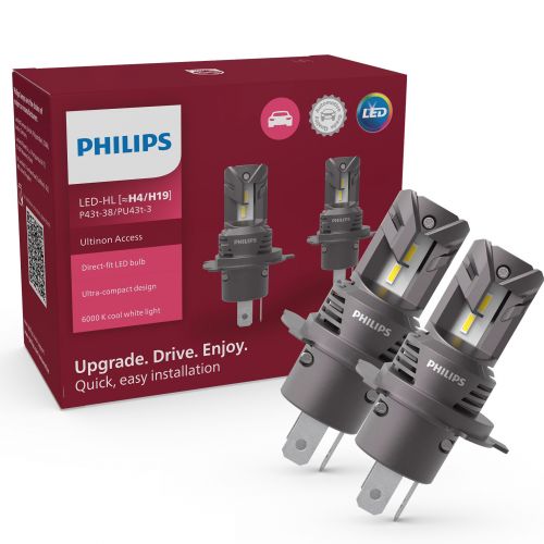 PHILIPS ULTINON ACCESS LED H4/H19 Fari per Auto - Moto