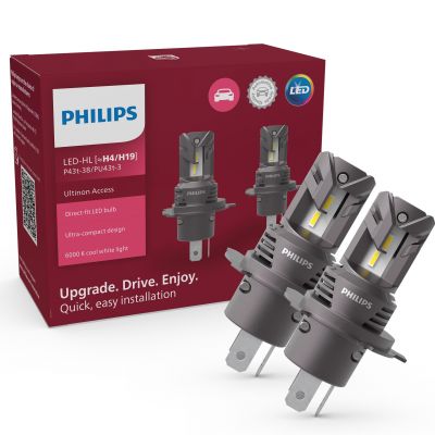PHILIPS ULTINON ACCESS LED H4/H19 Fari per Auto - Moto