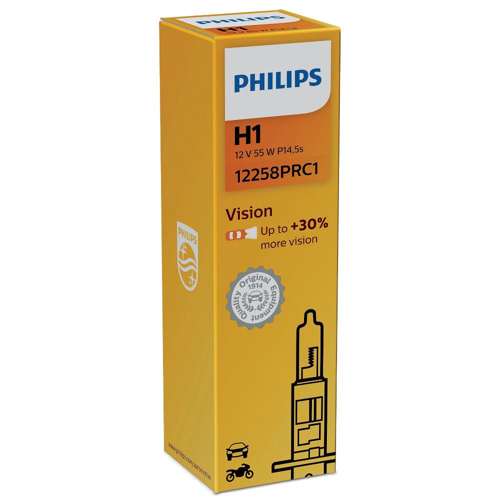 PHILIPS VISION H1 Lampadina Fari Auto - Moto