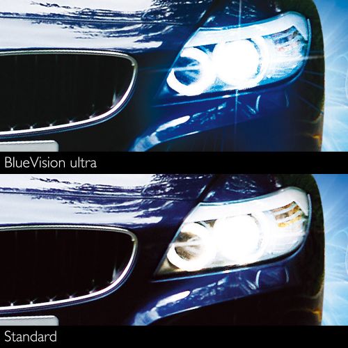 PHILIPS BLUEVISION ULTRA H1 Lampadina Fari Auto - Moto