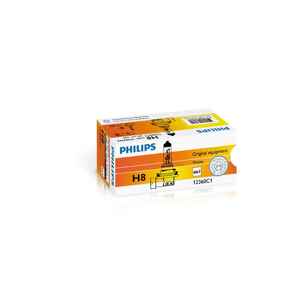 PHILIPS STANDARD VISION H8 Lampadina Fari Auto - Moto