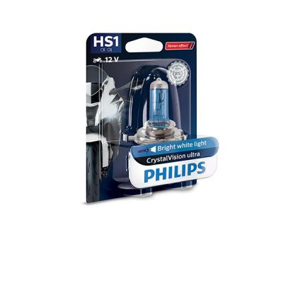 PHILIPS CRYSTAL VISION ULTRA HS1 Lampada Faro per Moto