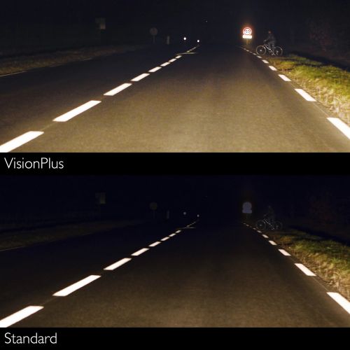 PHILIPS VISION PLUS H7 Lampada Faro per Auto - Moto