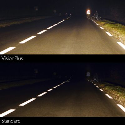 PHILIPS VISION PLUS H7 Lampada Faro per Auto - Moto