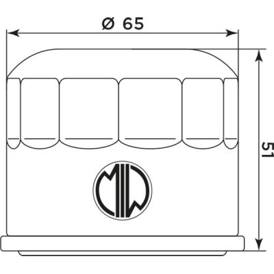 Filtro Olio MIW B9009