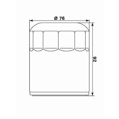 Filtro Olio MIW BU10001