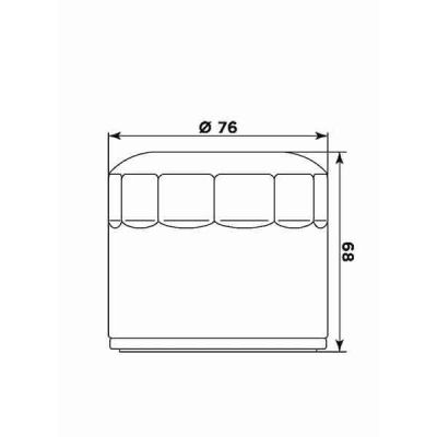 Filtro Olio MIW HD17002
