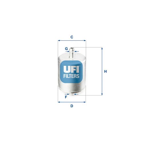 Filtro Benzina UFI FILTERS