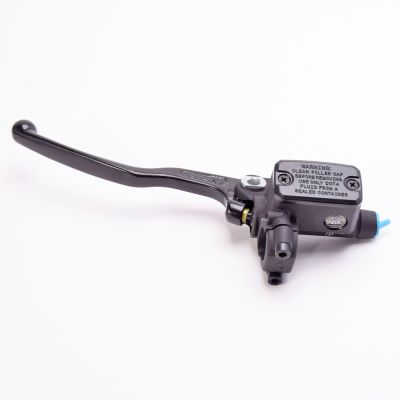 Pompa frizione assiale Brembo PS 13 corpo nero leva nera con serbatoio