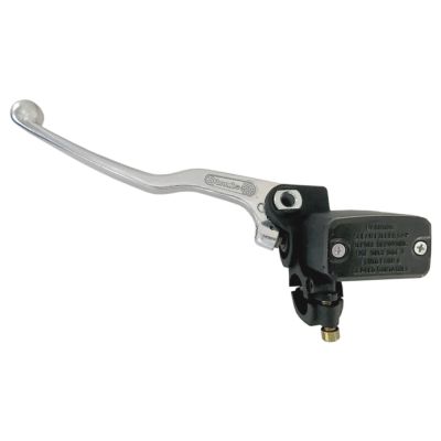 Pompa frizione / freno posteriore assiale Brembo PS 13 corpo nero leva argento con serbatoio