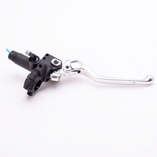 Pompa freno anteriore assiale Brembo PS 16 corpo nero leva argento regolabile senza serbatoio