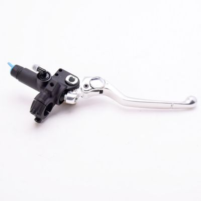 Pompa freno anteriore assiale Brembo PS 16 corpo nero leva argento regolabile senza serbatoio