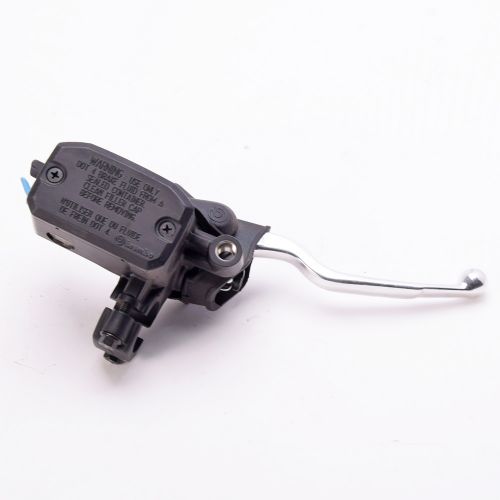 Pompa freno anteriore assiale Brembo PS 15 corpo nero leva argento regolabile con serbatoio