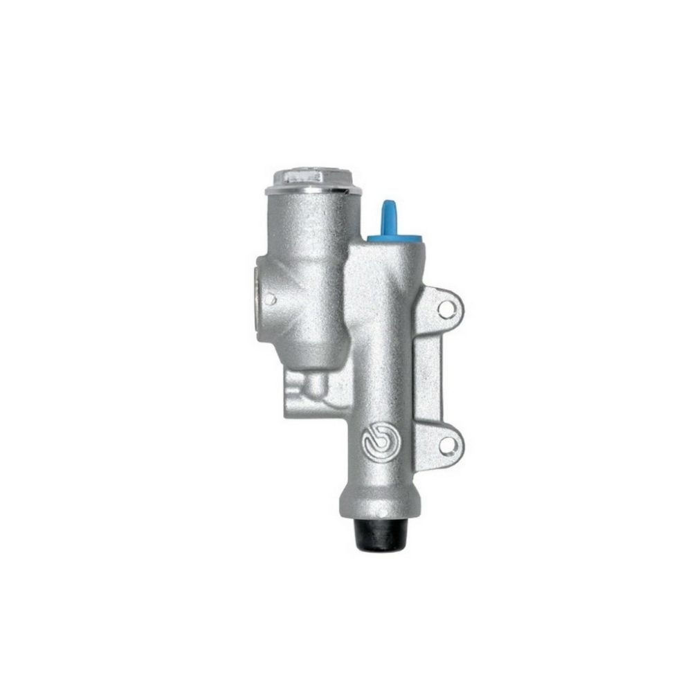 Pompa freno posteriore Brembo PVPS 13 argento con serbatoio interasse fori 40 mm