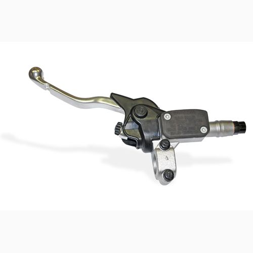 Pompa frizione / freno posteriore assiale Brembo PS 9 corpo argento leva argento regolabile con serbatoio