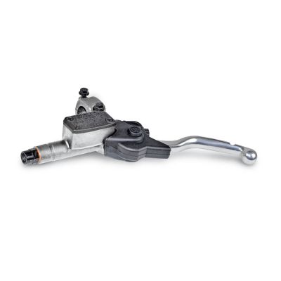 Pompa frizione / freno posteriore assiale Brembo PS 10 corpo argento leva argento regolabile con serbatoio