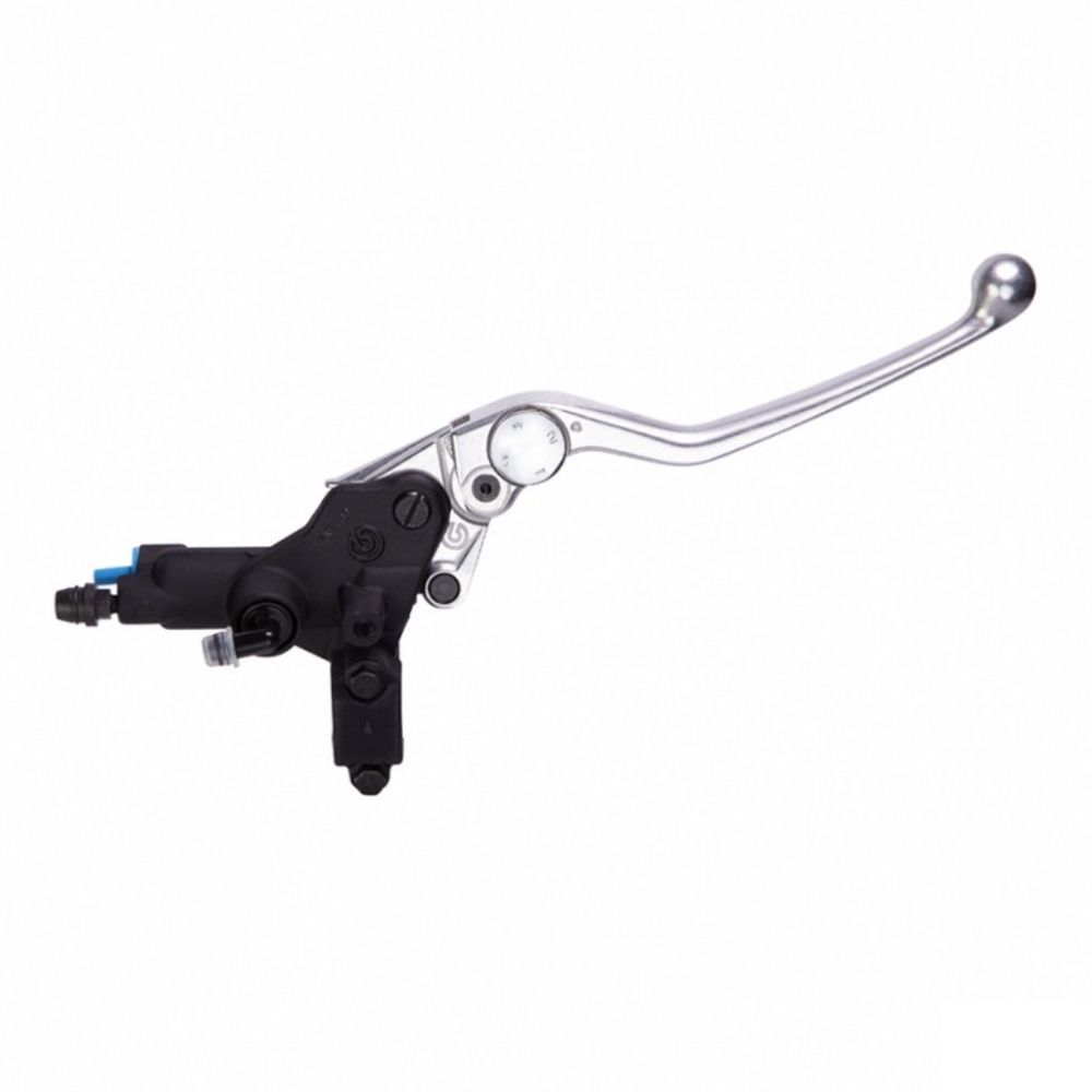 Pompa freno anteriore assiale Brembo PSC 16 corpo nero leva argento regolabile senza serbatoio