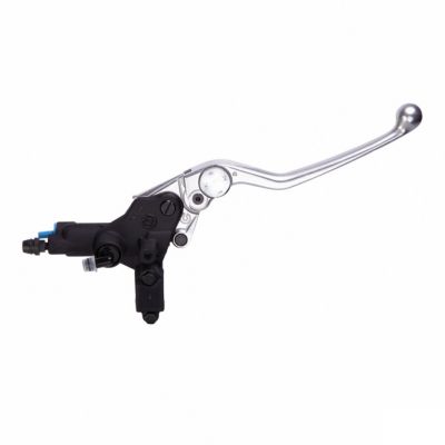 Pompa freno anteriore assiale Brembo PSC 16 corpo nero leva argento regolabile senza serbatoio