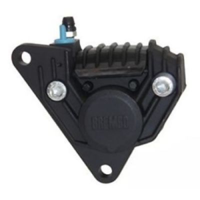 Pinza Freno Fissa Assiale Brembo P2F08N corpo nero 2 pistoncini 38 mm interasse fori 108 mm