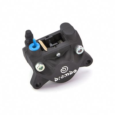 Pinza Freno Fissa Assiale Brembo P2 32 corpo nero 2 pistoncini 32 mm interasse fori 84 mm