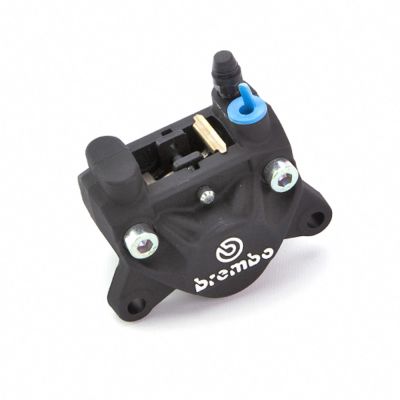 Pinza Freno Fissa Assiale Brembo P2 32 DX corpo nero 2 pistoncini 32 mm interasse fori 84 mm