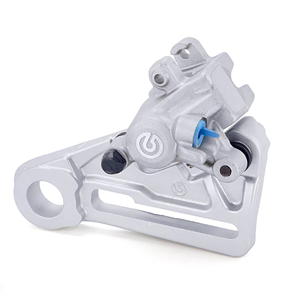 Pinza Freno Flottante Assiale Brembo PF 26 corpo argento 1 pistoncino 26 mm interasse fori 90,5 mm