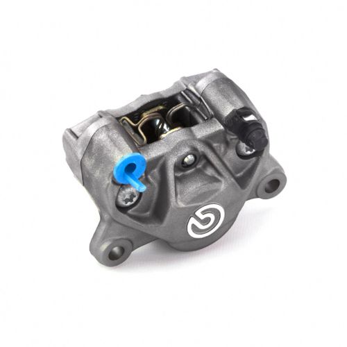 Pinza Freno Fissa Assiale Brembo P2 34 DX corpo titanio 2 pistoncini 34 mm interasse fori 84 mm