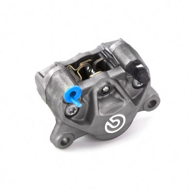 Pinza Freno Fissa Assiale Brembo P2 34 DX corpo titanio 2 pistoncini 34 mm interasse fori 84 mm