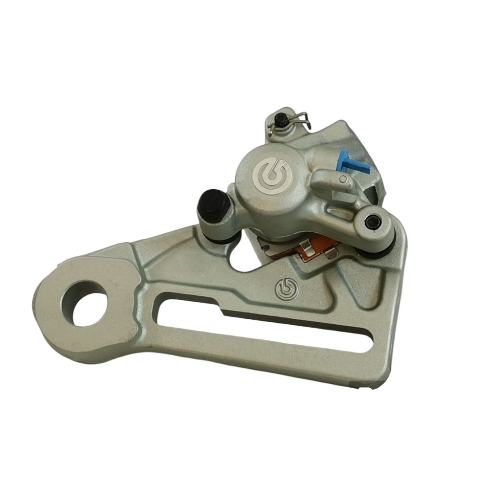 Pinza Freno Flottante Assiale Brembo PF 24 corpo argento 1 pistoncino 24 mm interasse fori 90,5 mm perno ruota Ø 20 mm
