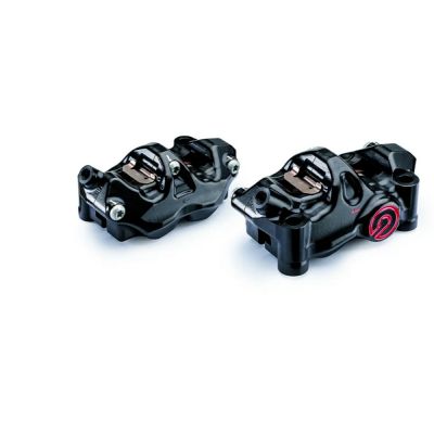 Kit Pinze Freno Anteriori BREMBO RACING .484 Café Racer Radiali CNC 108mm Nero