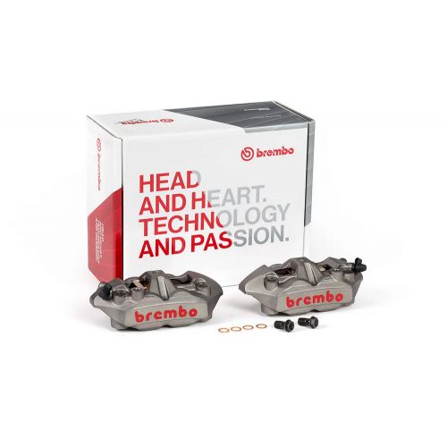 Kit Pinze Freno Anteriore Radiali BREMBO 220A39710 M4.34 titanio
