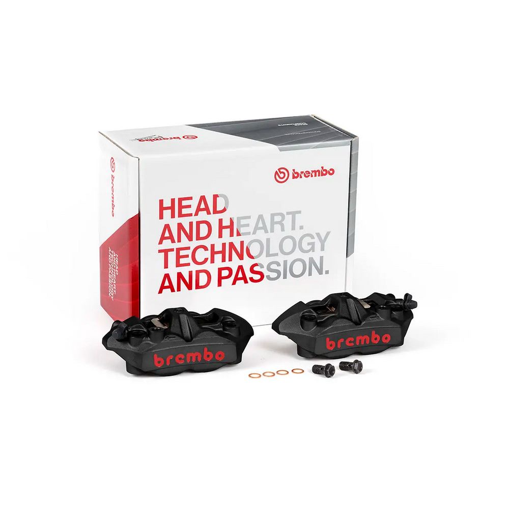 Kit Pinze Freno Anteriore Radiali BREMBO 220A39750 M4.34 nere