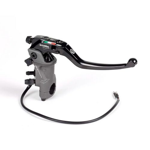 Pompa freno anteriore radiale con leva corsa a vuoto regolabile BREMBO 17RCS CORSACORTA