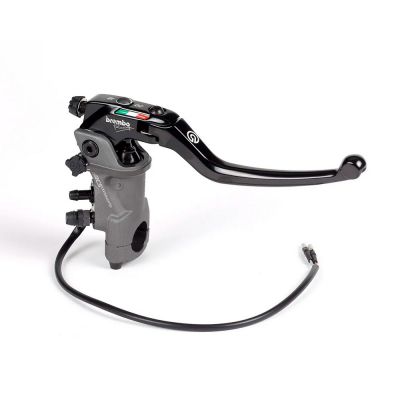 Pompa freno anteriore radiale con leva corsa a vuoto regolabile BREMBO 17RCS CORSACORTA