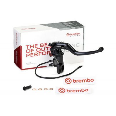 Pompa freno anteriore radiale con leva corsa a vuoto regolabile BREMBO 17RCS CORSACORTA RR