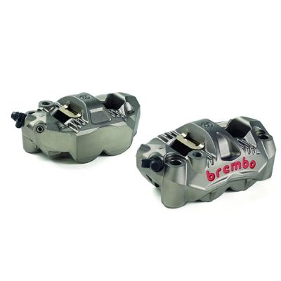 Kit Pinze Freno Anteriore Radiali BREMBO 220C78310 P4 32 CAFÈ RACER .484 titanio