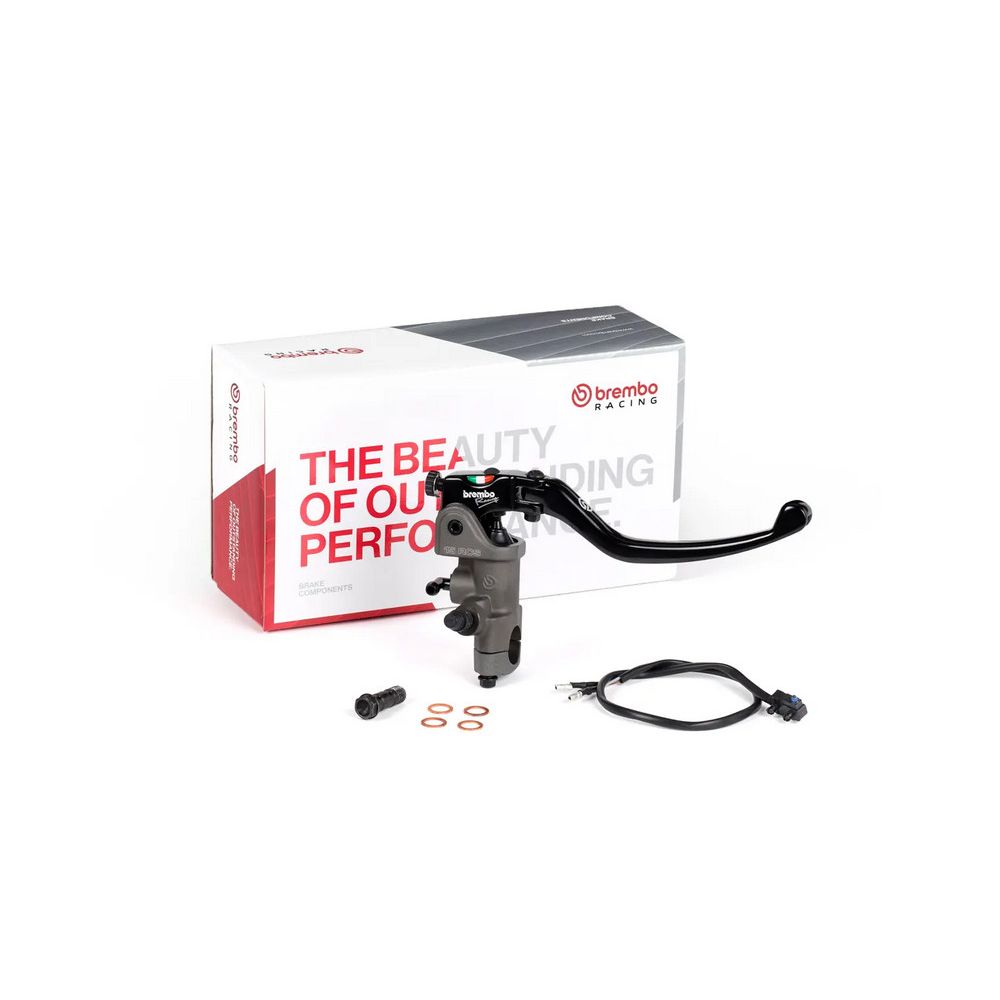 ompa freno anteriore radiale forgiata Brembo 15RCS con leva snodata e interruttore stop