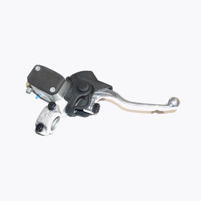 Pompa freno anteriore assiale Brembo OFF-ROAD 10X16 Corpo in alluminio fuso leva argento con serbatoio