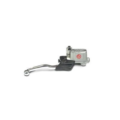 Pompa freno anteriore assiale Brembo OFF-ROAD 9X19 Corpo in alluminio fuso leva argento con serbatoio