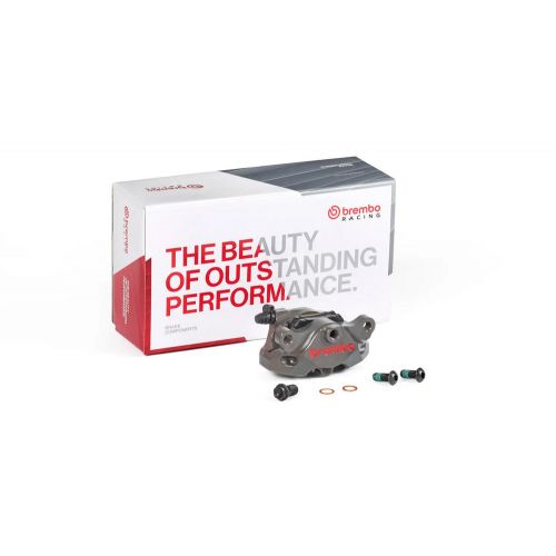 Pinza Freno Posteriore BREMBO RACING GP2-CR Assiale CNC 84mm Nero