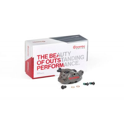 Pinza Freno Posteriore BREMBO RACING GP2-CR Assiale CNC 84mm Nero