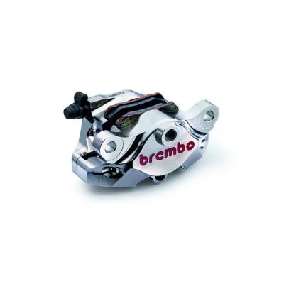 Pinza Freno Brembo GP2-SS corpo finitura nichel Assiale 2 pistoncini 34 mm interasse fori 84 mm