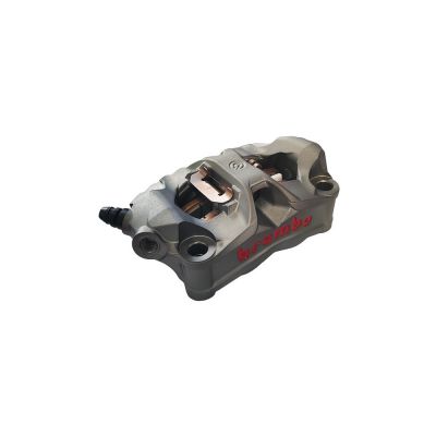 Pinza Freno Anteriore Sinistra Fissa Radiale Brembo STYLEMA corpo titanio 4 pistoncini 30 mm interasse fori 100 mm