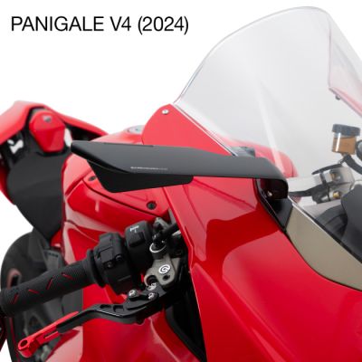 BARRACUDA Adattatori Ducati Panigale v4/v2 2018 / 2024 per specchi retrovisori skin air