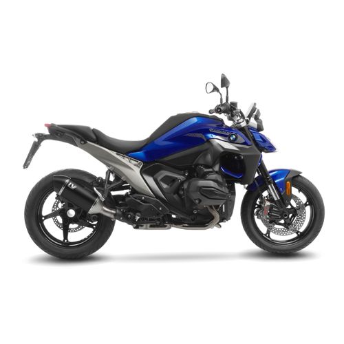 LEOVINCE 15604B SLIP-ON LV-14 INOX BLACK EDITION Omologato per BMW R 1300 GS / ADVENTURE - R 1300 R - R 1300 RS
